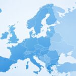 Europe cancer statistics, a map of Europe